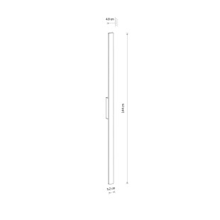 Kinkiet pionowy zewnętrzny Demi 144cm LED 3000K IP54 piaskowy Nowodvorski