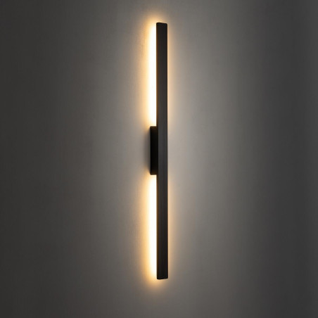 Kinkiet pionowy zewnętrzny Demi 100cm LED 3000K IP54 czarny Nowodvorski