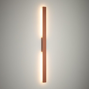 Kinkiet pionowy zewnętrzny Demi 100cm LED 3000K IP54 ceglany Nowodvorski