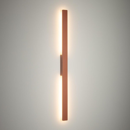 Kinkiet pionowy zewnętrzny Demi 100cm LED 3000K IP54 ceglany Nowodvorski