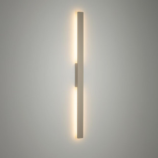 Kinkiet pionowy zewnętrzny Demi 100cm LED 3000K IP54 piaskowy Nowodvorski
