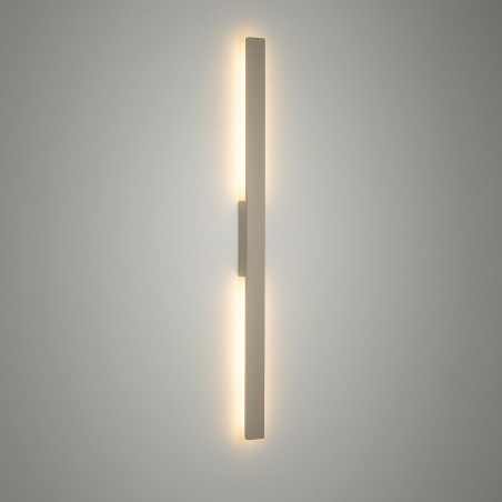 Kinkiet pionowy zewnętrzny Demi 100cm LED 3000K IP54 piaskowy Nowodvorski