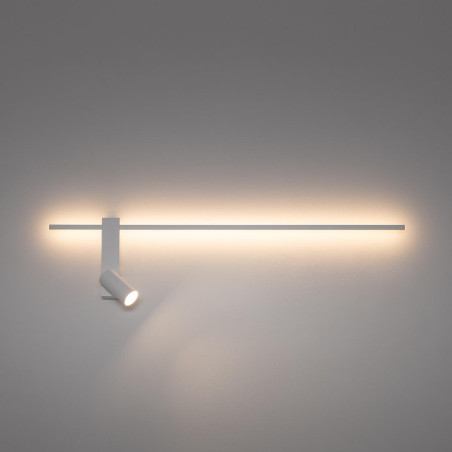 Kinkiet pionowy z reflektorkiem Easy Left LED 3000K biały Nowodvorski