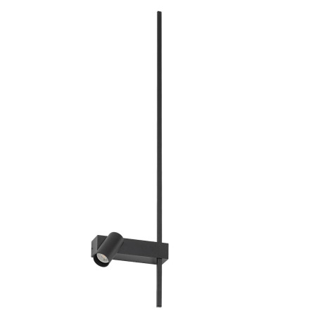 Kinkiet pionowy z reflektorkiem Easy Right LED 3000K czarny Nowodvorski