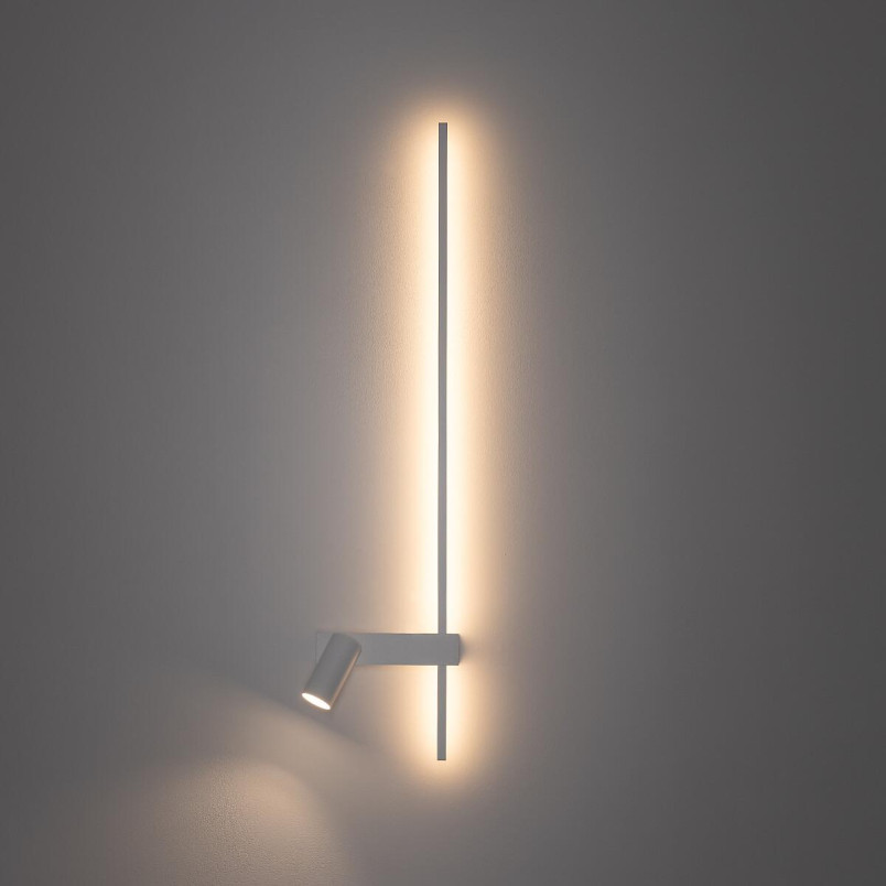 Kinkiet pionowy z reflektorkiem Easy Right LED 3000K biały Nowodvorski