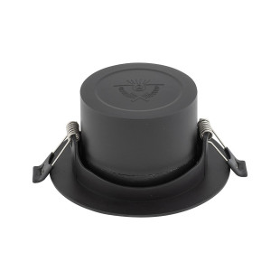 Lampa spot - podtynkowa Egina 11cm LED 10W 3000K czarna Nowodvorski