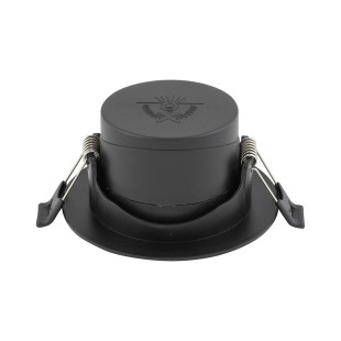 Lampa spot - podtynkowa Egina 9cm LED 5W 3000K czarna Nowodvorski