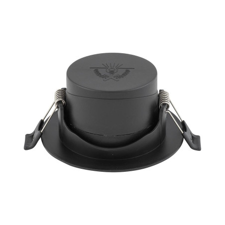Lampa spot - podtynkowa Egina 9cm LED 5W 3000K czarna Nowodvorski