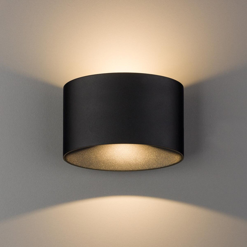 Kinkiet zewnętrzny góra-dół Ellipses IP54 LED 3000K czarny Nowodvorski