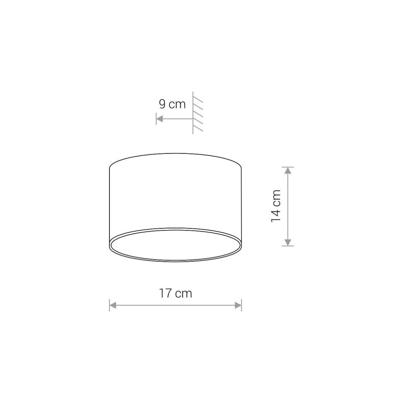 Kinkiet zewnętrzny góra-dół Ellipses IP54 LED 3000K czarny Nowodvorski