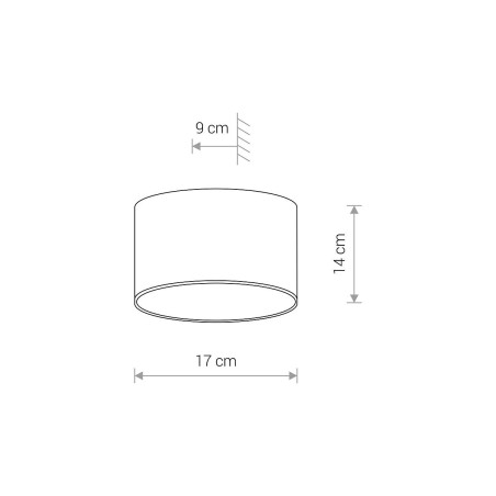 Kinkiet zewnętrzny góra-dół Ellipses IP54 LED 3000K czarny Nowodvorski
