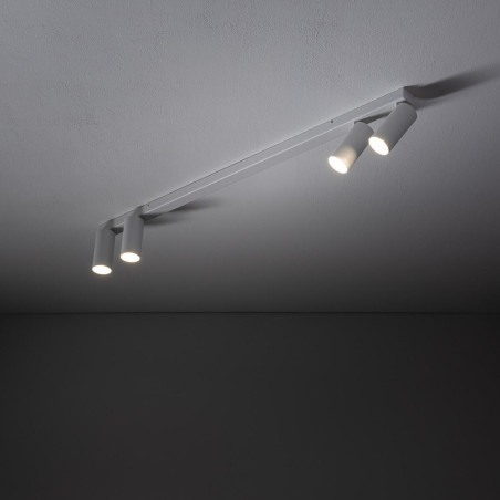 Reflektor sufitowy 4 punktowy Fourty 78cm biały Nowodvorski