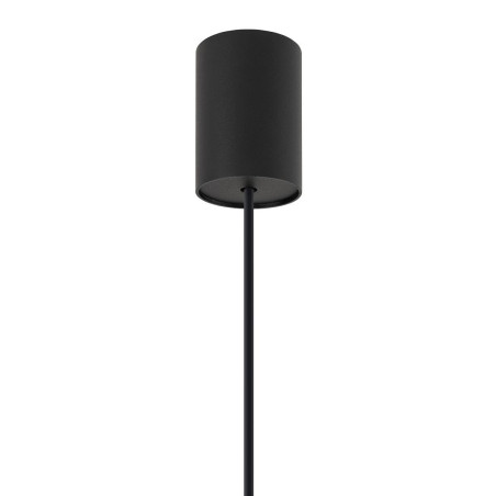 Lampa wisząca bambusowa boho Haiti 53,5cm czarna Nowodvorski