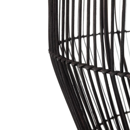 Lampa wisząca bambusowa boho Haiti 50cm czarna Nowodvorski