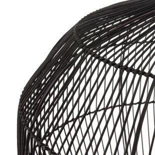 Lampa wisząca bambusowa boho Haiti 50cm czarna Nowodvorski