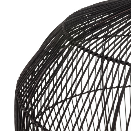 Lampa wisząca bambusowa boho Haiti 50cm czarna Nowodvorski