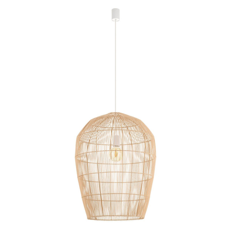 Lampa wisząca bambusowa boho Haiti 53,5cm Nowodvorski