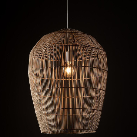 Lampa wisząca bambusowa boho Haiti 53,5cm Nowodvorski