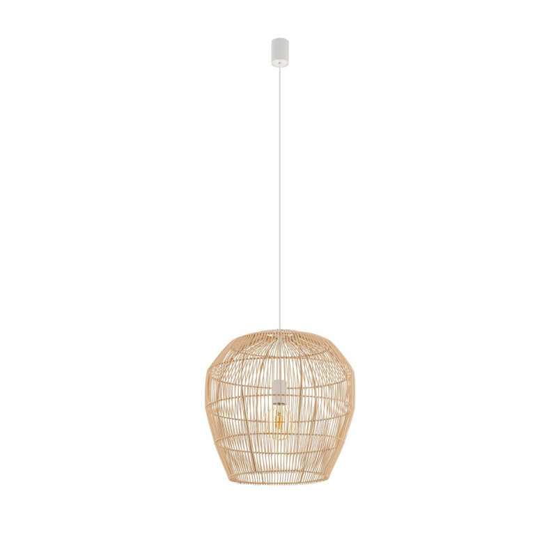 Lampa wisząca bambusowa boho Haiti 43cm Nowodvorski