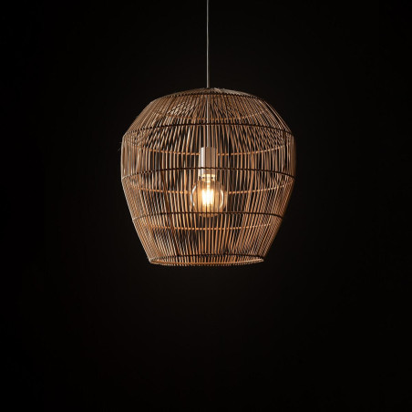 Lampa wisząca bambusowa boho Haiti 43cm Nowodvorski