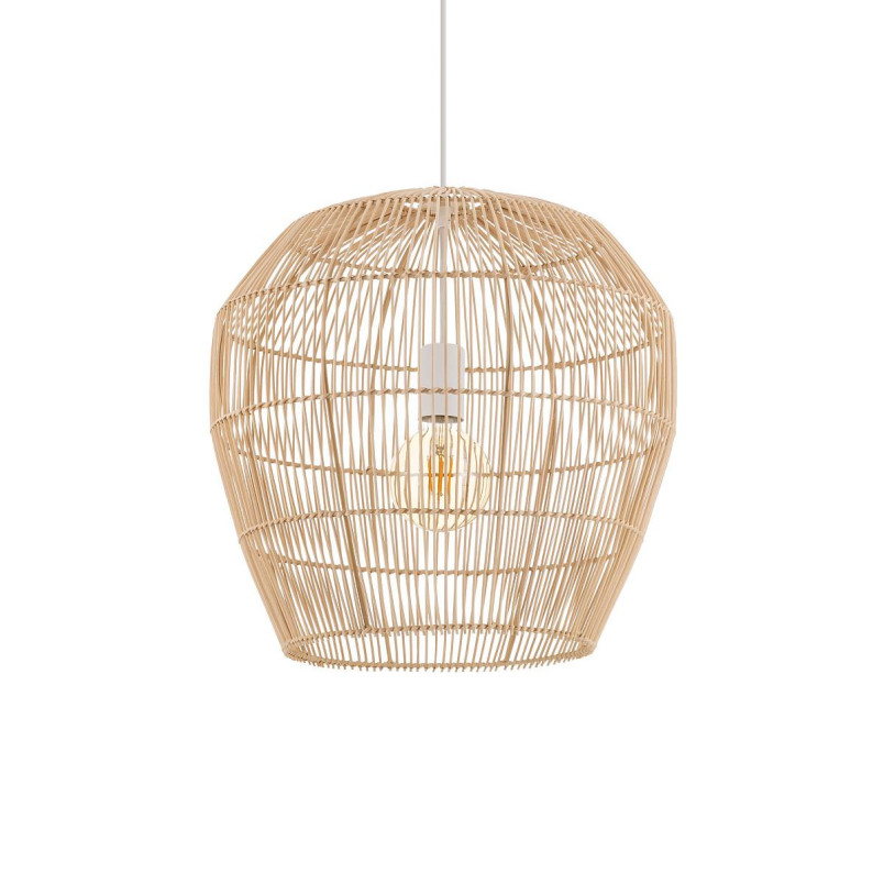 Lampa wisząca bambusowa boho Haiti 43cm Nowodvorski