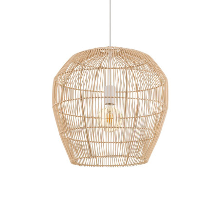 Lampa wisząca bambusowa boho Haiti 43cm Nowodvorski