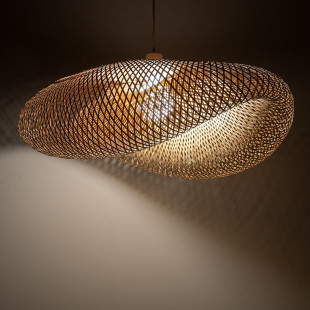 Lampa wisząca bambusowa boho Havana 80cm Nowodvorski