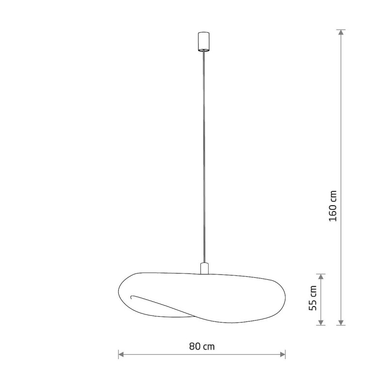 Lampa wisząca bambusowa boho Havana 80cm Nowodvorski