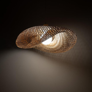 Lampa wisząca bambusowa boho Havana 60cm Nowodvorski