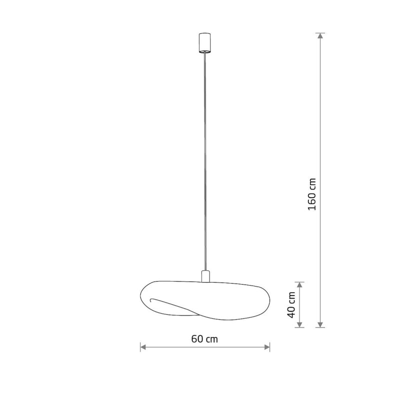 Lampa wisząca bambusowa boho Havana 60cm Nowodvorski