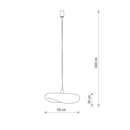 Lampa wisząca bambusowa boho Havana 50cm Nowodvorski