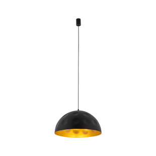 Lampa wisząca półkula loft Hemisphere Hit 50cm czarno-złota Nowodvorski