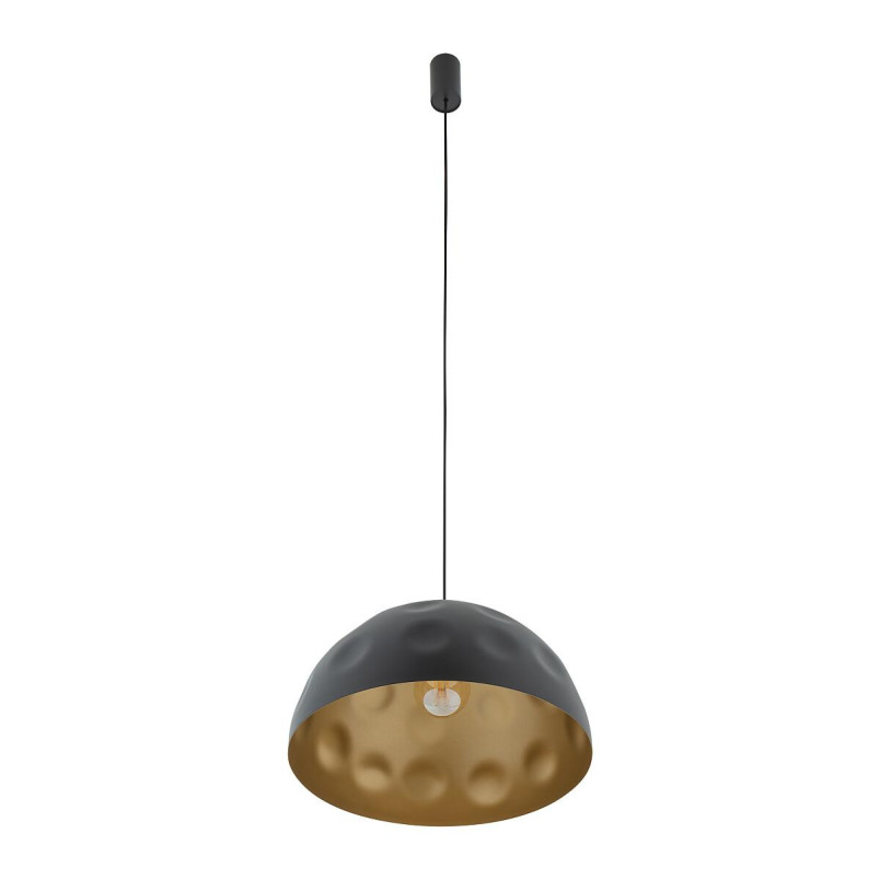 Lampa wisząca półkula loft Hemisphere Hit 50cm czarno-złota Nowodvorski