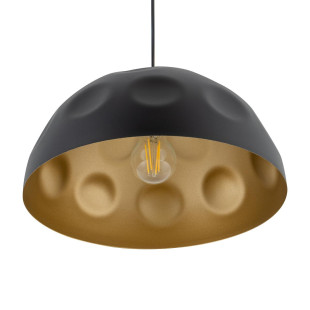 Lampa wisząca półkula loft Hemisphere Hit 50cm czarno-złota Nowodvorski