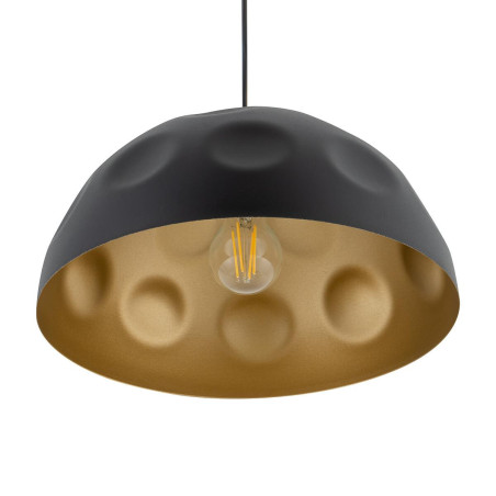 Lampa wisząca półkula loft Hemisphere Hit 50cm czarno-złota Nowodvorski