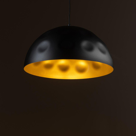 Lampa wisząca półkula loft Hemisphere Hit 50cm czarno-złota Nowodvorski