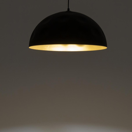 Lampa wisząca półkula loft Hemisphere Hit 50cm czarno-złota Nowodvorski