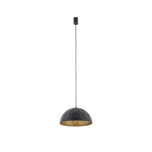 Lampa wisząca półkula loft Hemisphere Hit 33cm czarno-złota Nowodvorski