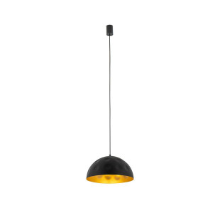 Lampa wisząca półkula loft Hemisphere Hit 33cm czarno-złota Nowodvorski