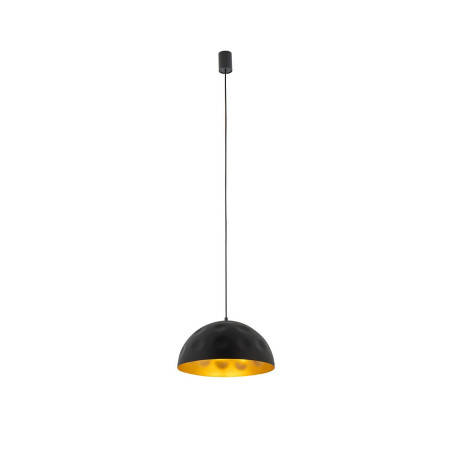 Lampa wisząca półkula loft Hemisphere Hit 33cm czarno-złota Nowodvorski