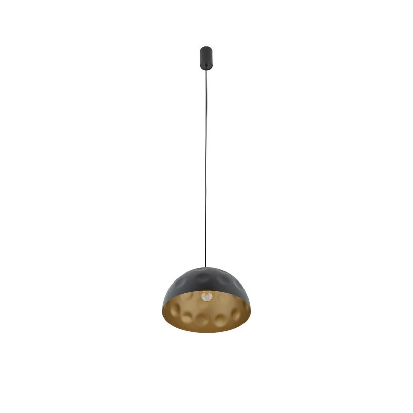 Lampa wisząca półkula loft Hemisphere Hit 33cm czarno-złota Nowodvorski