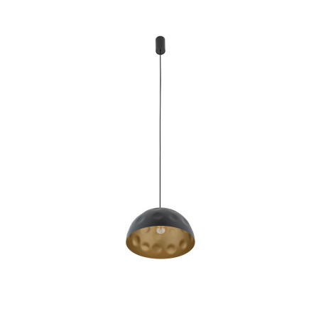 Lampa wisząca półkula loft Hemisphere Hit 33cm czarno-złota Nowodvorski