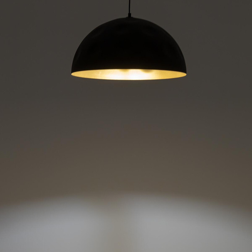 Lampa wisząca półkula loft Hemisphere Hit 33cm czarno-złota Nowodvorski