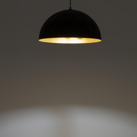Lampa wisząca półkula loft Hemisphere Hit 33cm czarno-złota Nowodvorski