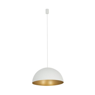 Lampa wisząca półkula Hemisphere Super 50cm biało-złota Nowodvorski