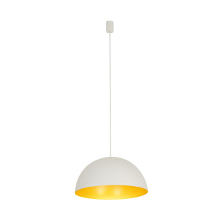 Lampa wisząca półkula Hemisphere Super 50cm biało-złota Nowodvorski