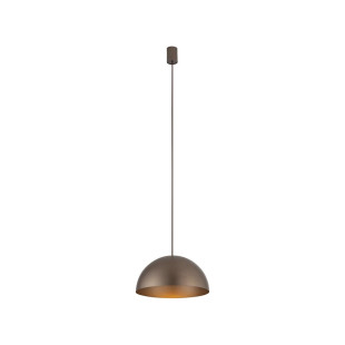 Lampa wisząca półkula Hemisphere Super 33cm czekoladowa Nowodvorski