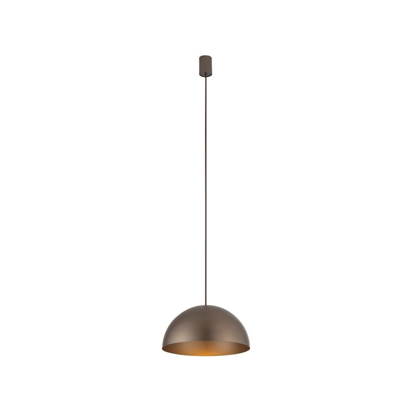Lampa wisząca półkula Hemisphere Super 33cm czekoladowa Nowodvorski