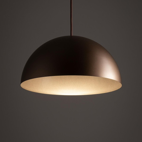 Lampa wisząca półkula Hemisphere Super 33cm czekoladowa Nowodvorski