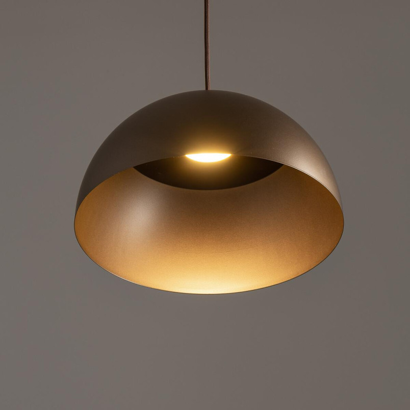 Lampa wisząca półkula Hemisphere Super 33cm czekoladowa Nowodvorski